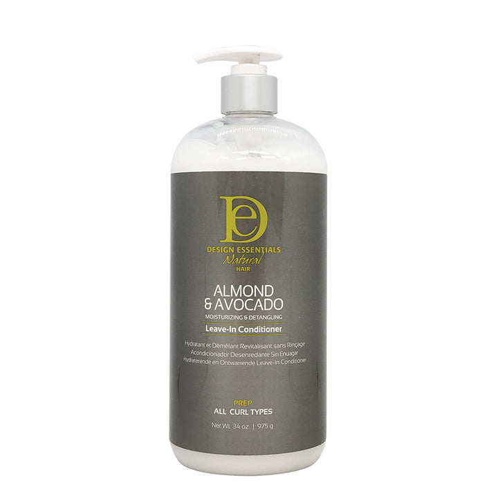 DESIGN Natural Alm & Avoc Detangling Leave-In Conditioner 34oz