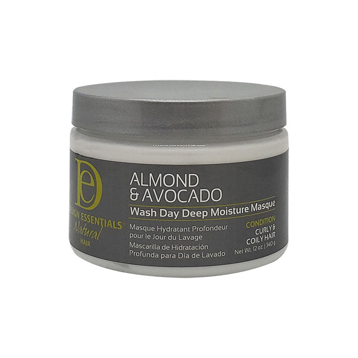 DESIGN Natural Alm & Avoc Wash Day Deep Moisture Masque 12 oz