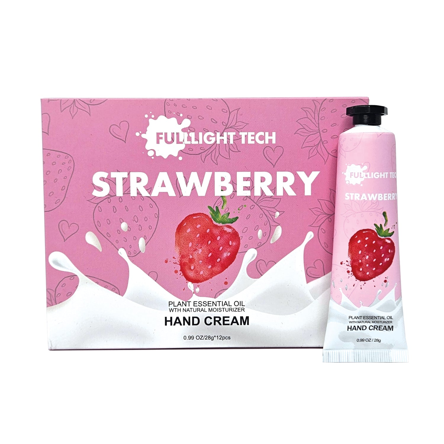 FULLLIGHT TECH HAND LOTION - Strawberry (0.99oz/12pc)