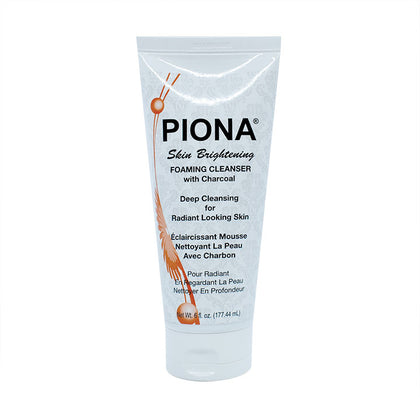 Piona Brightening Foaming Cleanser with Charcoal 6oz