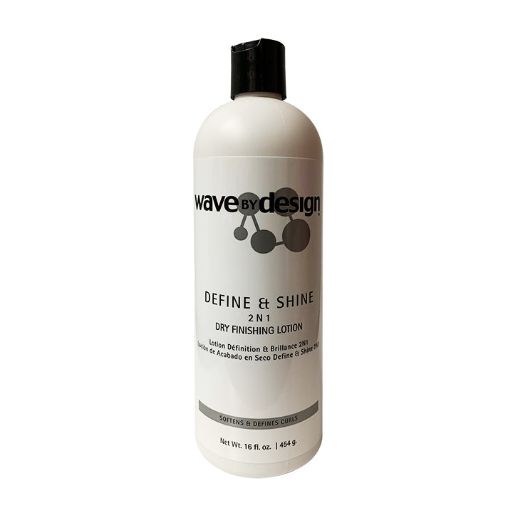 Wave By Design Define & Shine 2-N-1 Dry Finishing Lotion 16oz