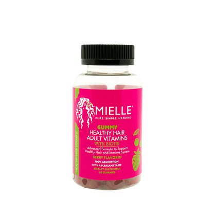 Mielle Gummy Healthy Hair Adult Vitamins 1 Month Supply