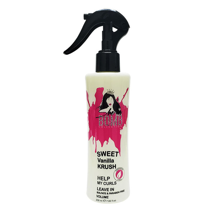 She Is Bomb Sweet Vanilla Krush Leave-In Curl Definer 7.95oz