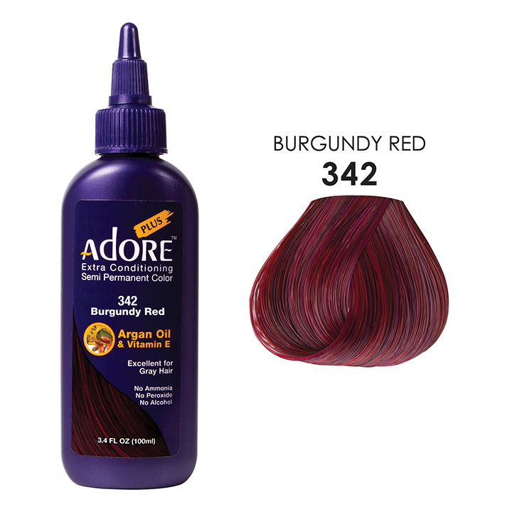 ADORE PLUS COLOR 342 Burgundy Red