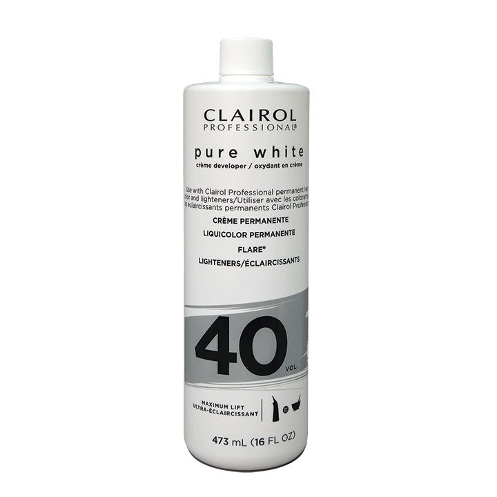 Clairol Professional 40 Volume Pure White Creme Developer 16oz