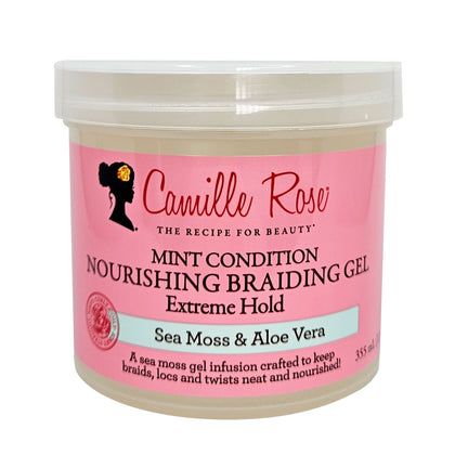 CAMILLE ROSE Mint Condition Nourishing Braiding Gel - Extreme Hold 12oz
