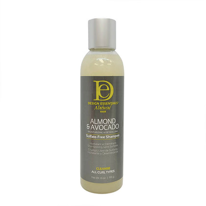 DESIGN Natural Alm & Avoc Detangling Shampoo 6oz