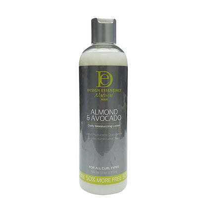 DESIGN Natural Alm & Avoc Daily Moisturizing Lotion 12oz