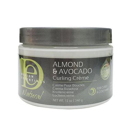 DESIGN Natural Alm & Avoc Curling Crème 12oz