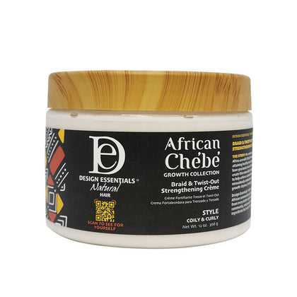 DESIGN African Chebe Growth Braid & Twist-Out Strengthening Creme 12oz