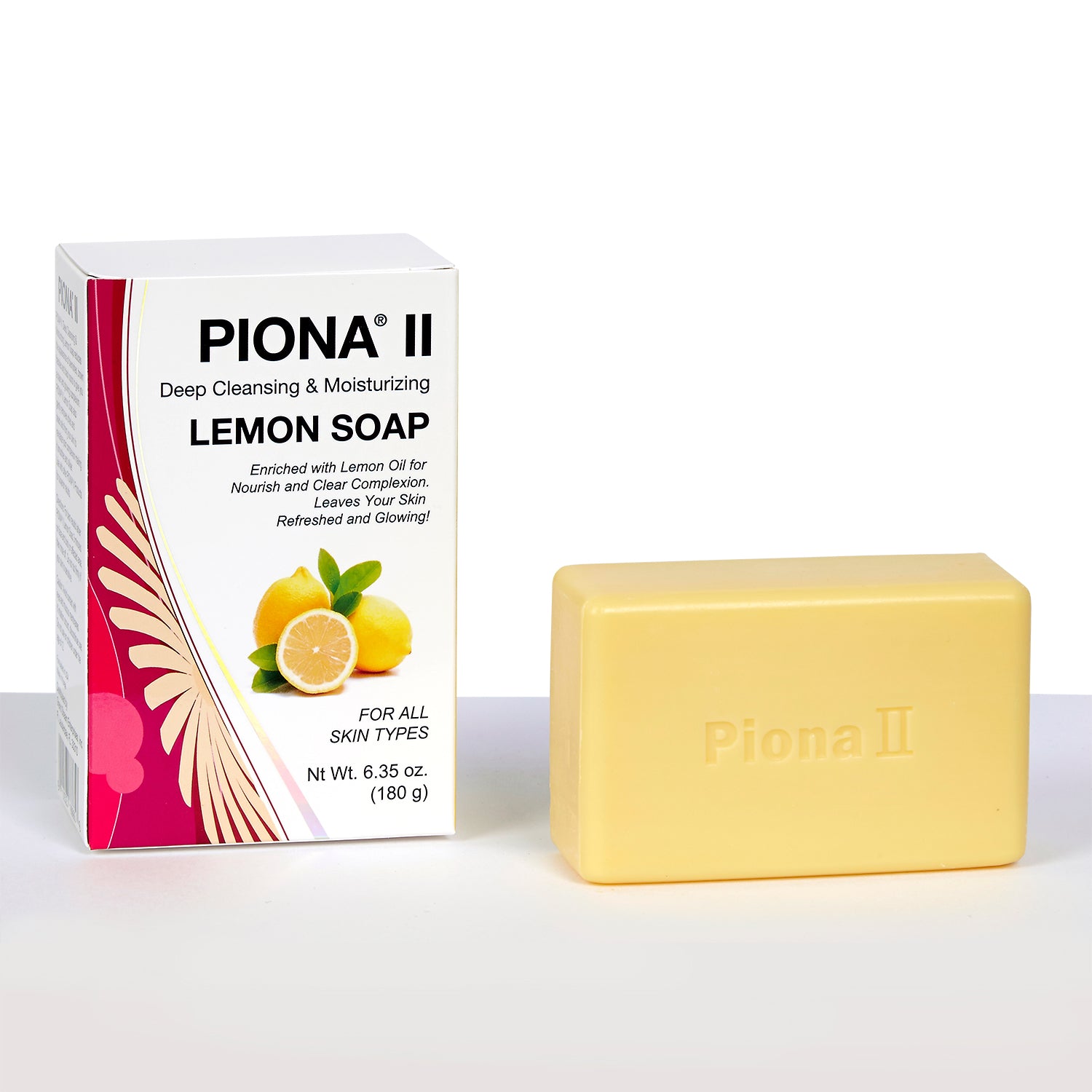 Piona II Deep Cleansing & Moisturizing Lemon Soap 6.35