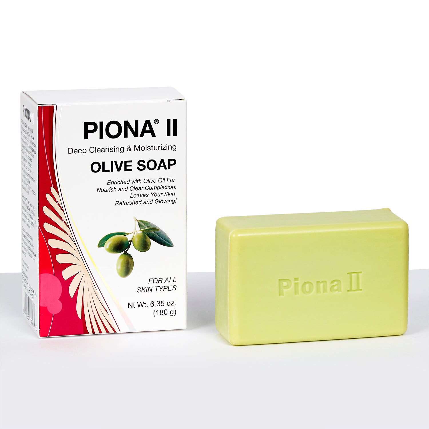 Piona II Deep Cleansing & Moisturizing Olive Soap 6.35