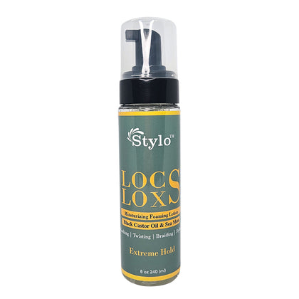 STYLO  Locs Loxs Moisturizing Foaming Lotion - Sea Moss 8oz