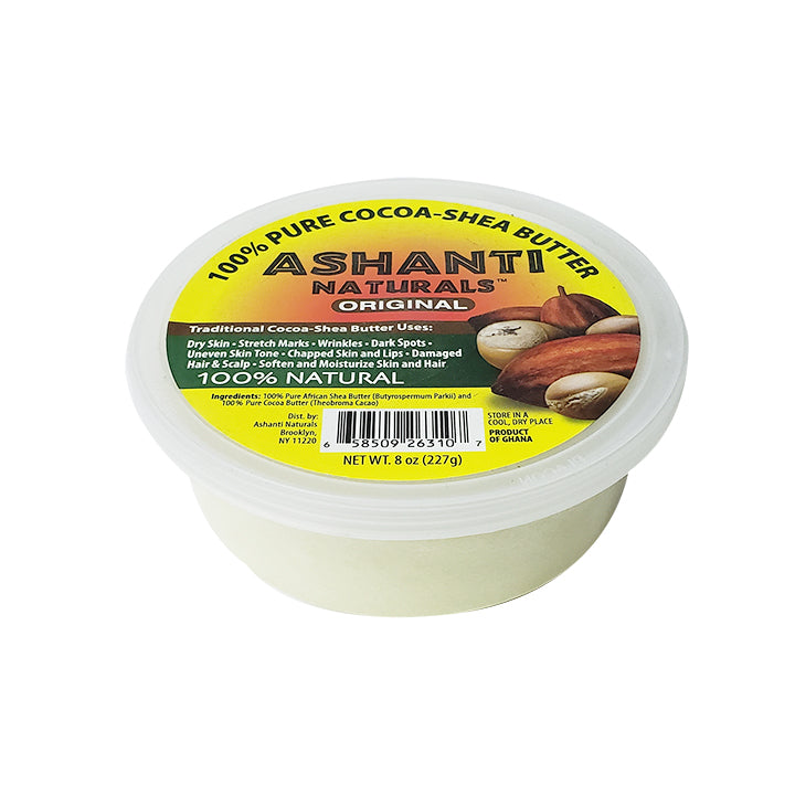 Ashanti Naturals 100% Pure & Smooth African Cocoa Shea Butter 8oz