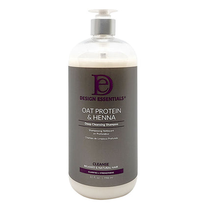 Design Essentials Oat Protein & Deep Cleansing Shampoo 32oz