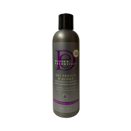 Design Essentials Oat Protein & Deep Cleansing Shampoo 12 Oz.