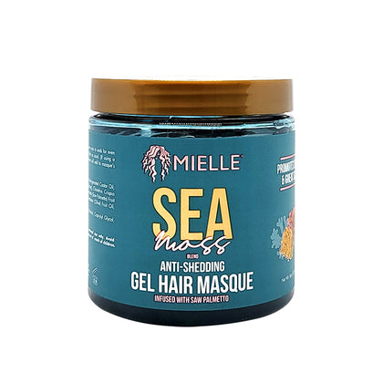 Mielle Sea Moss Anti-Shedding Gel Hair Masque infused w/ Saw Palmetto 8 Oz.